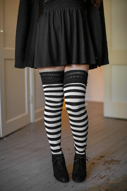 Super Stripes Thigh High Socks - Image 13