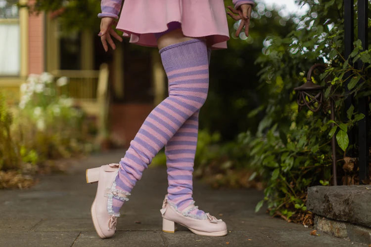 Super Stripes Thigh High Socks - Image 21