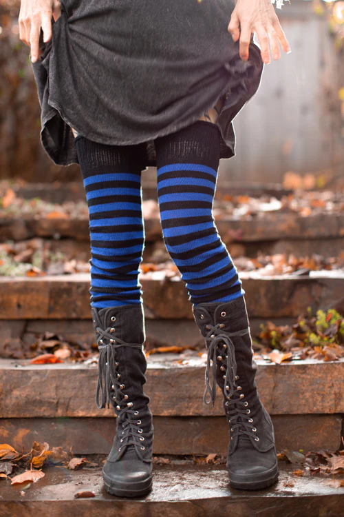 Super Stripes Thigh High Socks - Image 4