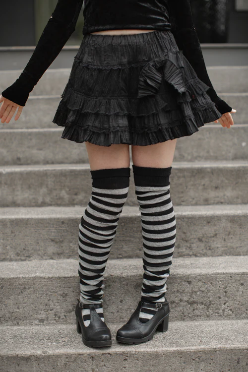 Super Stripes Thigh High Socks - Image 6