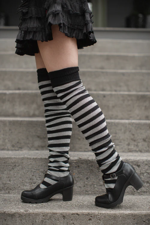 Super Stripes Thigh High Socks - Image 7