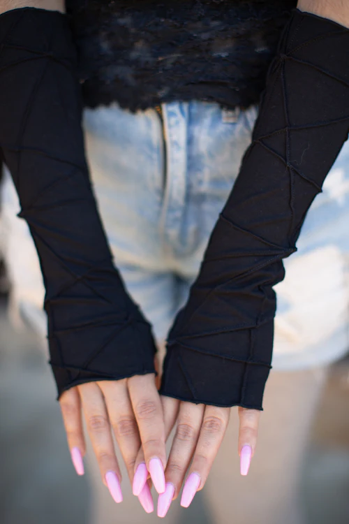 Textured Arm Warmers - Image 5