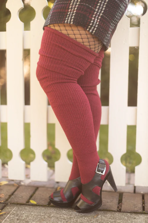 Thunda Thighs Solid Thigh Highs - Image 11