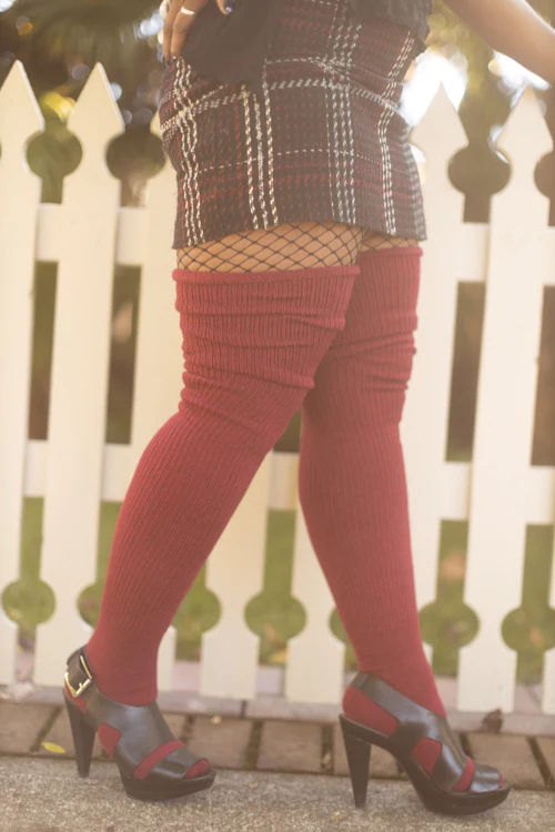 Thunda Thighs Solid Thigh Highs - Image 13