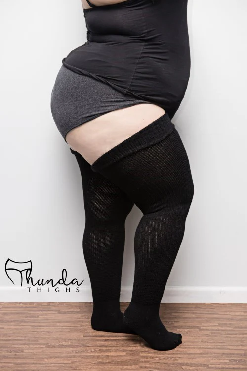 Thunda Thighs Solid Thigh Highs - Image 4