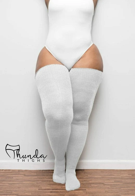 Thunda Thighs Solid Thigh Highs - Image 9