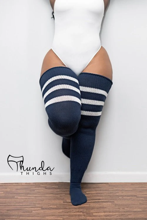 Thunda Thighs Top Stripe Thigh Highs - Image 2
