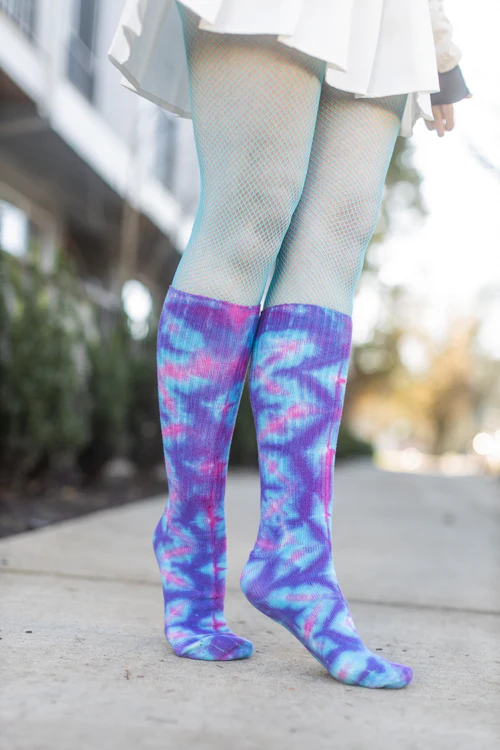 Tie Dye Bamboo Rayon Crew - Image 8
