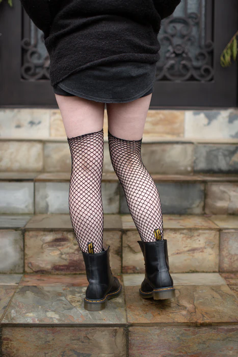 Topless Industrial Net Stockings - Image 3