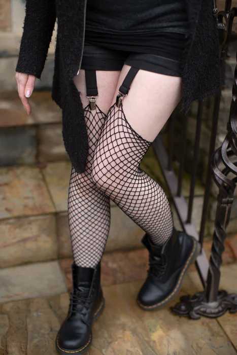 Topless Industrial Net Stockings - Image 4