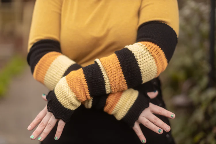 Trick or Treat Stripes Warmers - Image 5