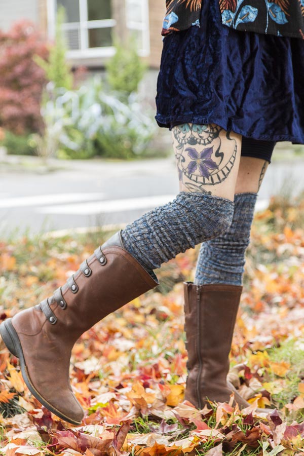 Twisted Yarn Ribbed Over the Knee - Image 2