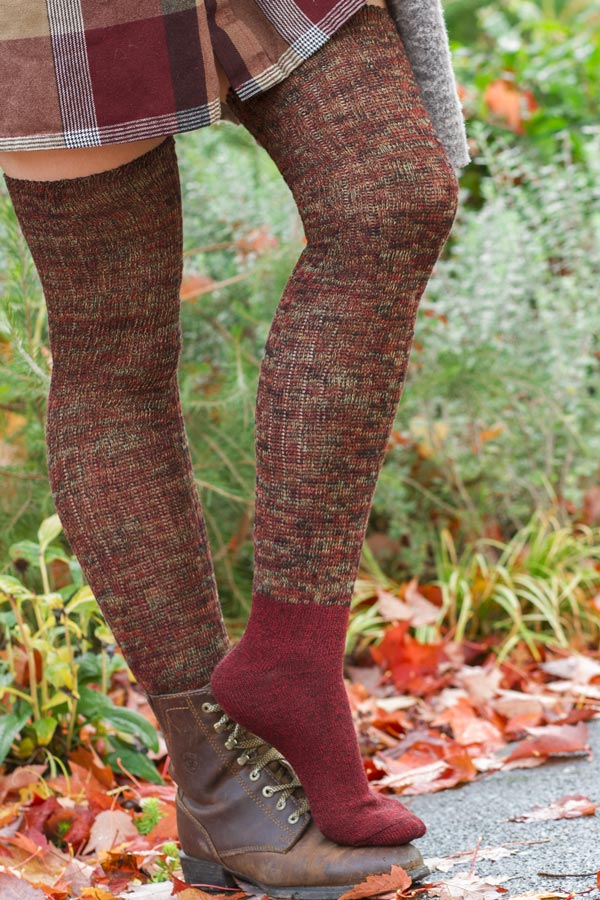 Twisted Yarn Ribbed Over the Knee - Image 4