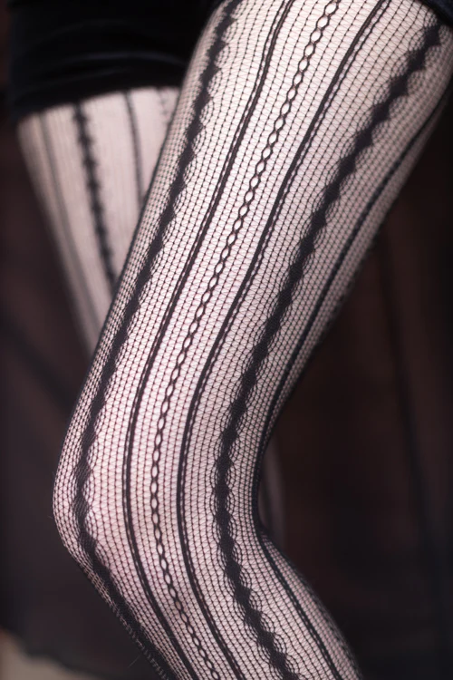 Vertical Chains Net Tights - Image 6