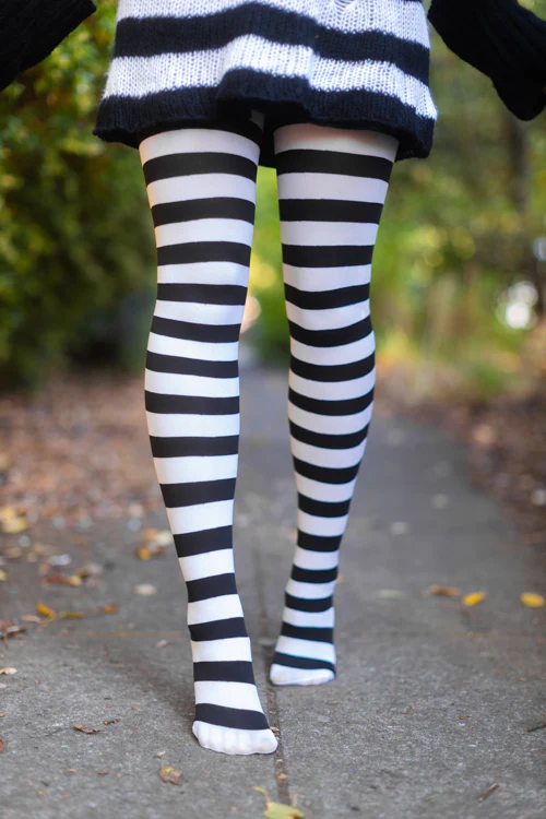 Wide Striped Tights - Image 2