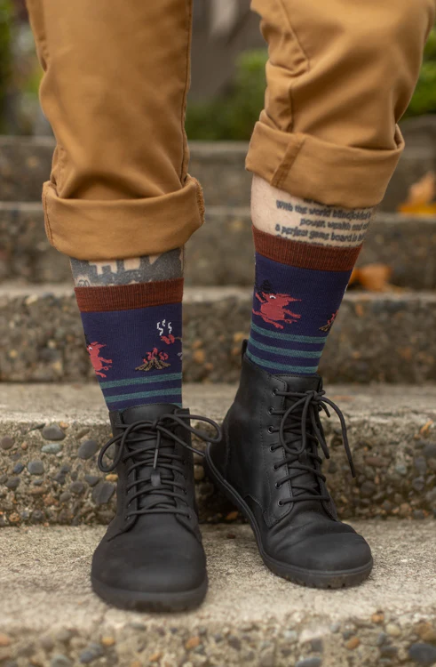 Wolf Wild Life Wool Crew - Image 4