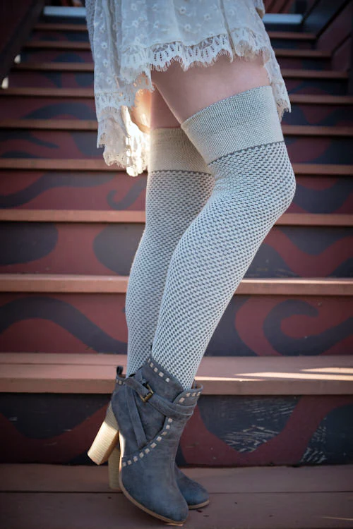 Wool Waffle Extraordinary Thigh High - Image 2