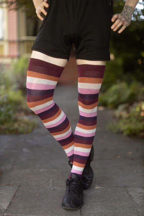 XL Foot Longer Pride Stripes Extraordinary Socks - Image 18