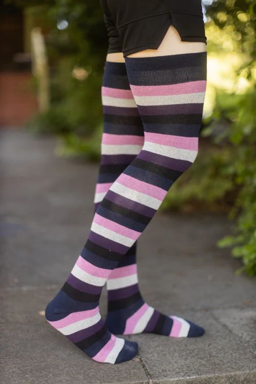 XL Foot Longer Pride Stripes Extraordinary Socks - Image 26