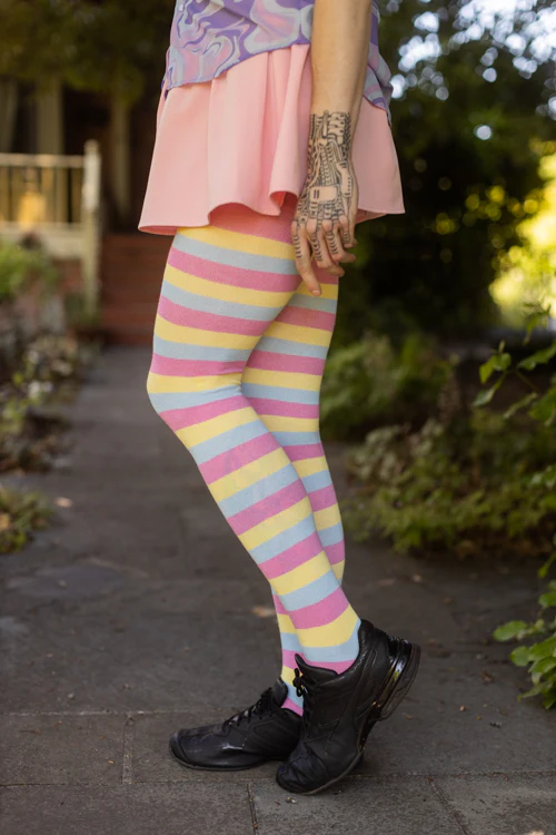 XL Foot Longer Pride Stripes Extraordinary Socks - Image 4