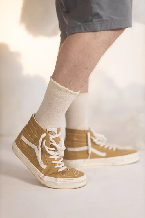 XL Foot Knockout Bouquet Bamboo Crew - Ivory
