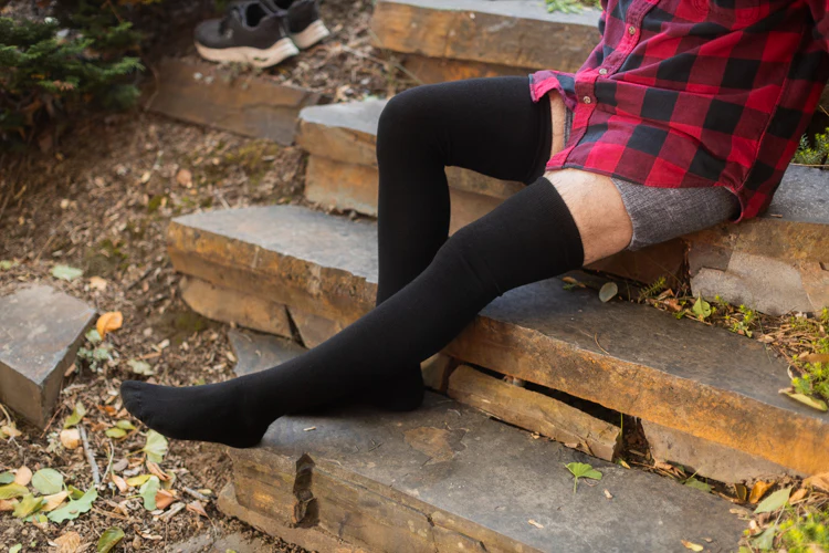 XL Foot Longer Cozy Acrylic Extraordinary Thigh High - Image 5