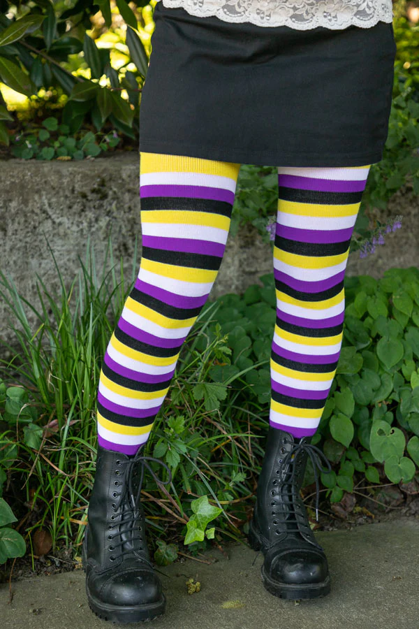 XL Foot Longer Original Pride Stripes Socks - Image 11