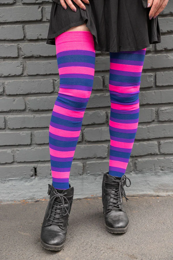 XL Foot Longer Original Pride Stripes Socks - Image 3