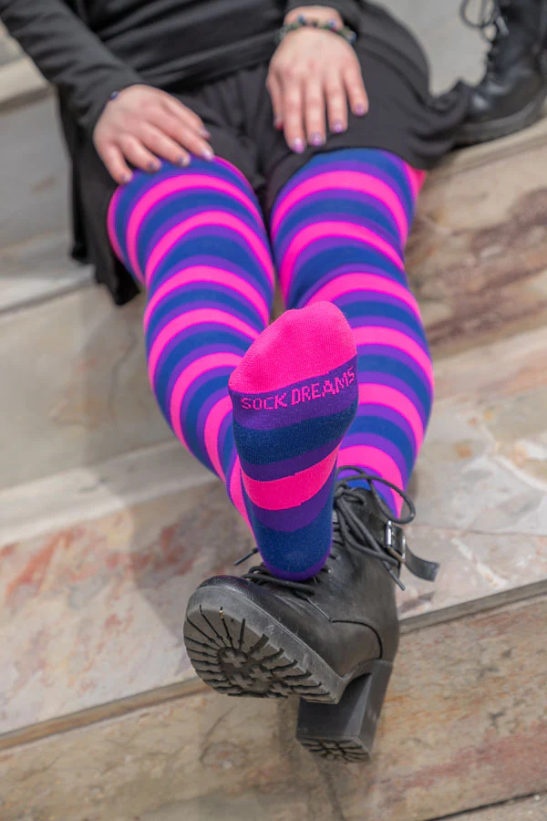 XL Foot Longer Original Pride Stripes Socks - Image 5