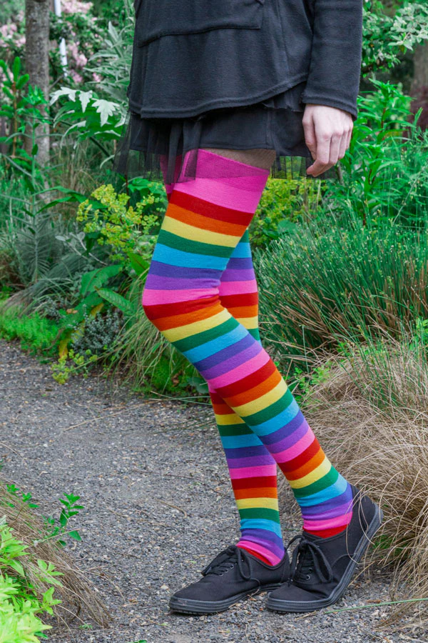 XL Foot Longer Original Pride Stripes Socks - Image 7