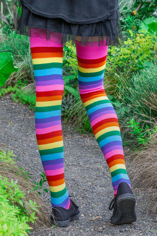 XL Foot Longer Original Pride Stripes Socks - Image 8
