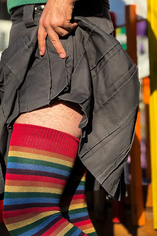 XL Foot Longer Over the Rainbow Extraordinary Thigh High - Image 3