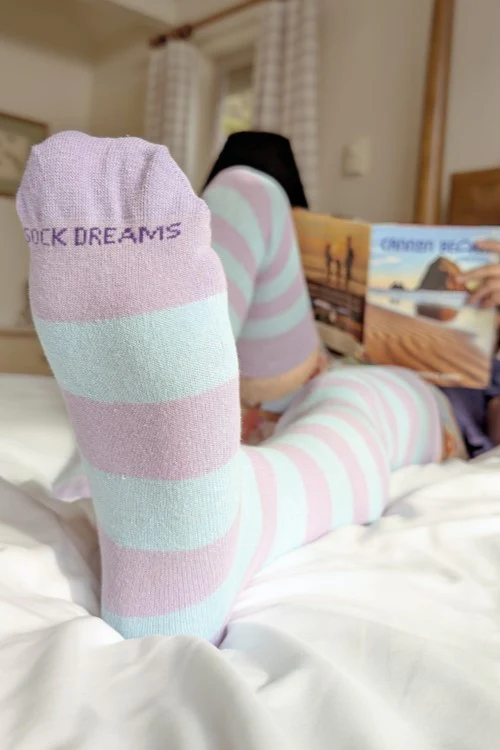 XXL Foot Longer Striped Extraordinary Thigh High - Image 10