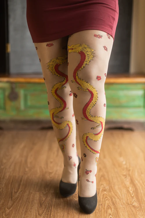 Year of the Dragon Sheer Tights - Image 11