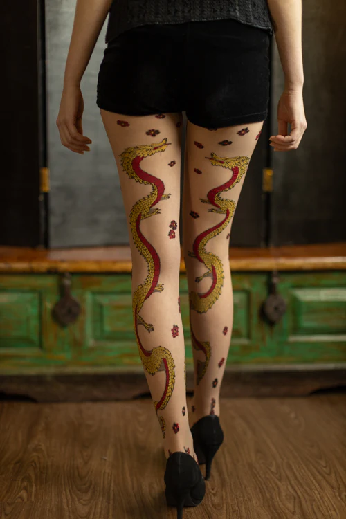 Year of the Dragon Sheer Tights - Image 4