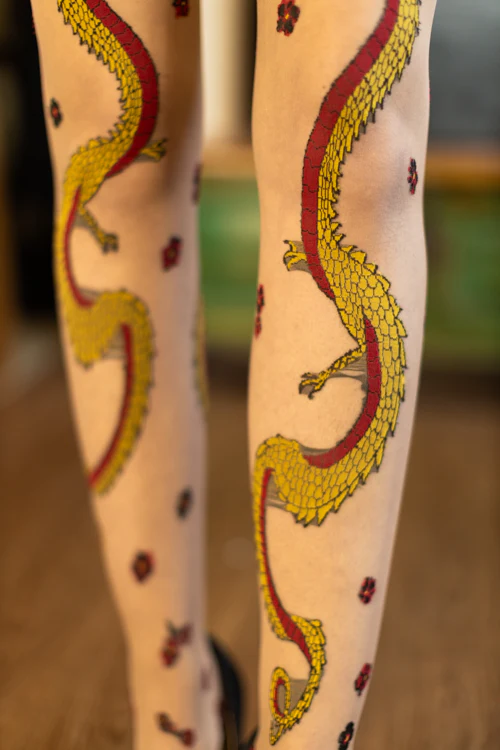 Year of the Dragon Sheer Tights - Image 8