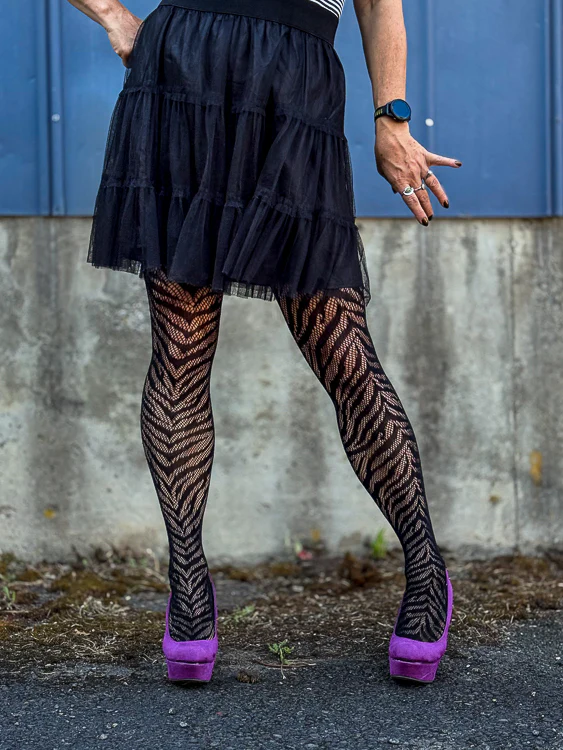 Zebra Net Tights - Image 2