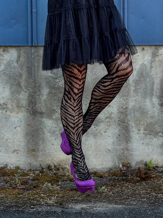 Zebra Net Tights - Image 6
