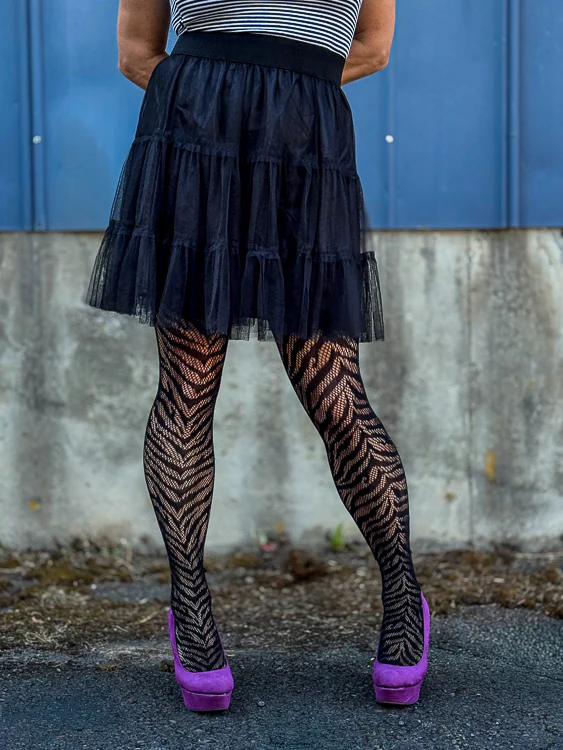 Zebra Net Tights - Image 7